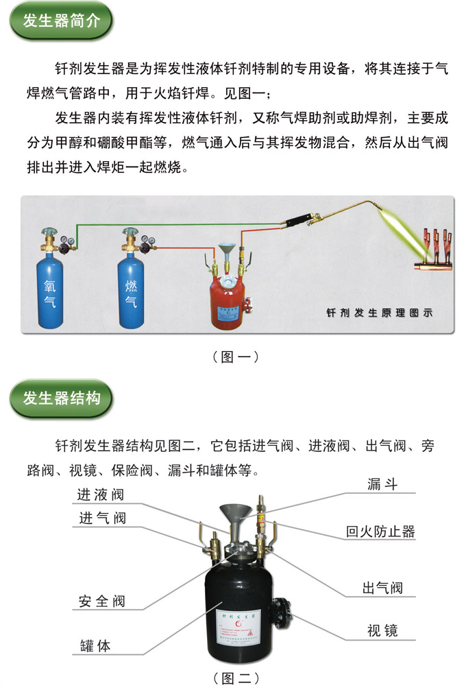 焊剂发生器